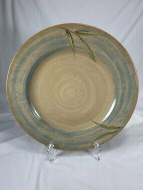 222 Fifth Bamboo genuine stoneware serving platter